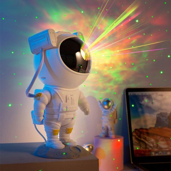 Astronaut Galaxy Projector Nightlight Bedroom Table Lamp